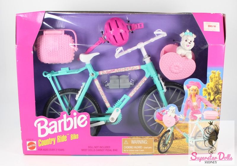 1997 "Country Ride" Barbie Doll Bike Set 1997 "Country Ride" Barbie Doll Bike Set