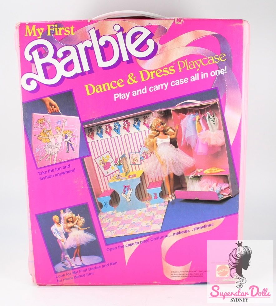 1988 &quot;My First Barbie: Dance &amp; Dress&quot; Doll Playcase