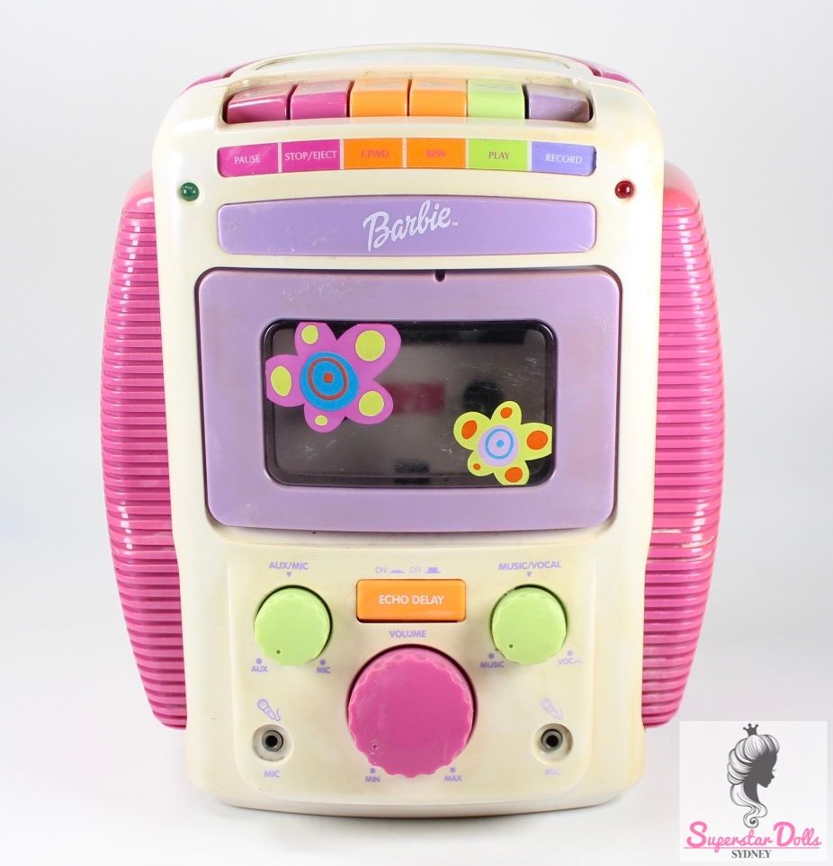 2001 &quot;Sing With Me&quot; Barbie Karoake Machine