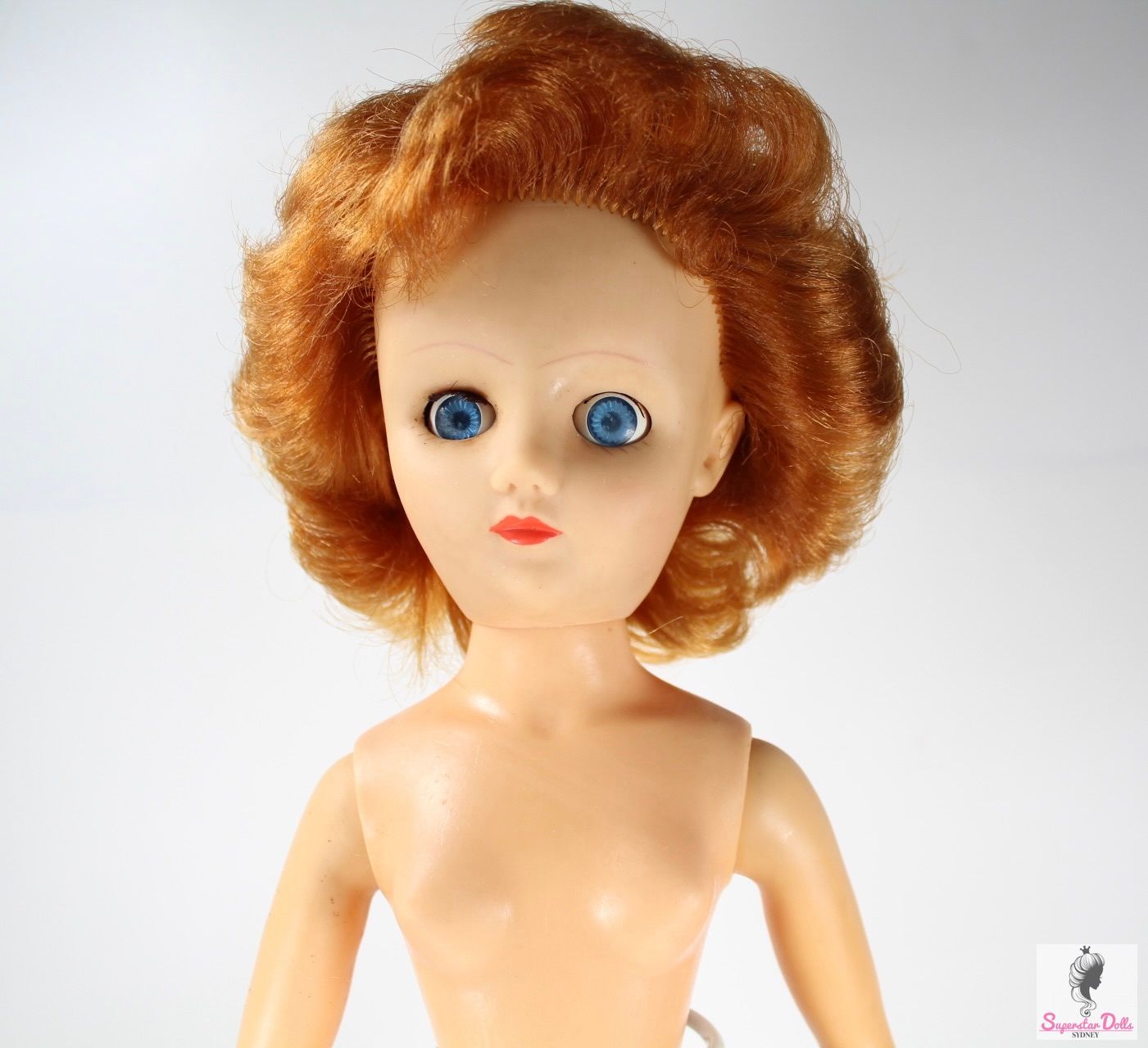 Vintage 50&#39;s/60&#39;s Ideal &quot;Miss Revlon&quot; 18&quot; NUDE Vinyl Fashion Doll