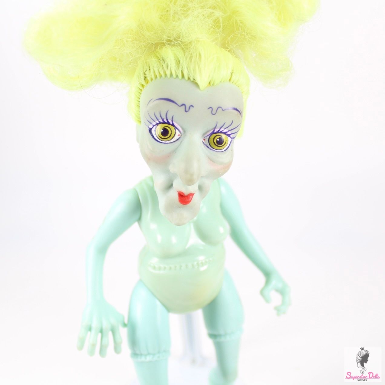 Vintage 1985 Moon Dreamers: Evil Scowlene 1.5&quot; Nude Doll By Hasbro