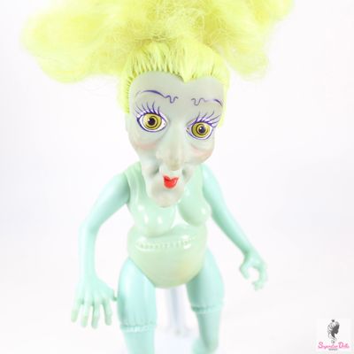 Vintage 1985 Moon Dreamers: Evil Scowlene 1.5&quot; Nude Doll By Hasbro