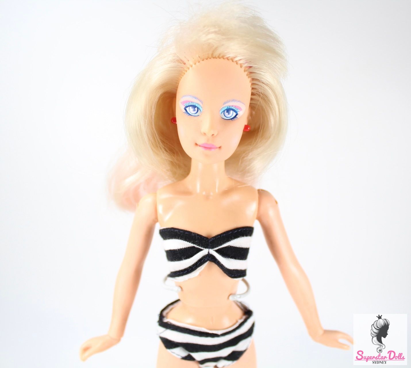 1985 &quot;Jem &amp; The Holograms: Jerrica&quot; Dressed Fashion Doll By Hasbro