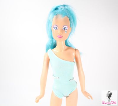 1985 &quot;Jem &amp; The Holograms: Aja&quot; Dressed Fashion Doll By Hasbro