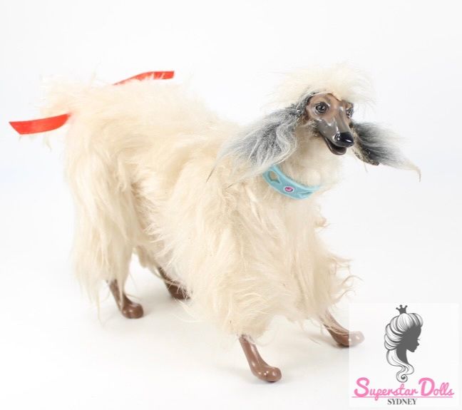 Vintage 1979 &quot;Beauty&quot; Afghan Hound Barbie Doll Dog