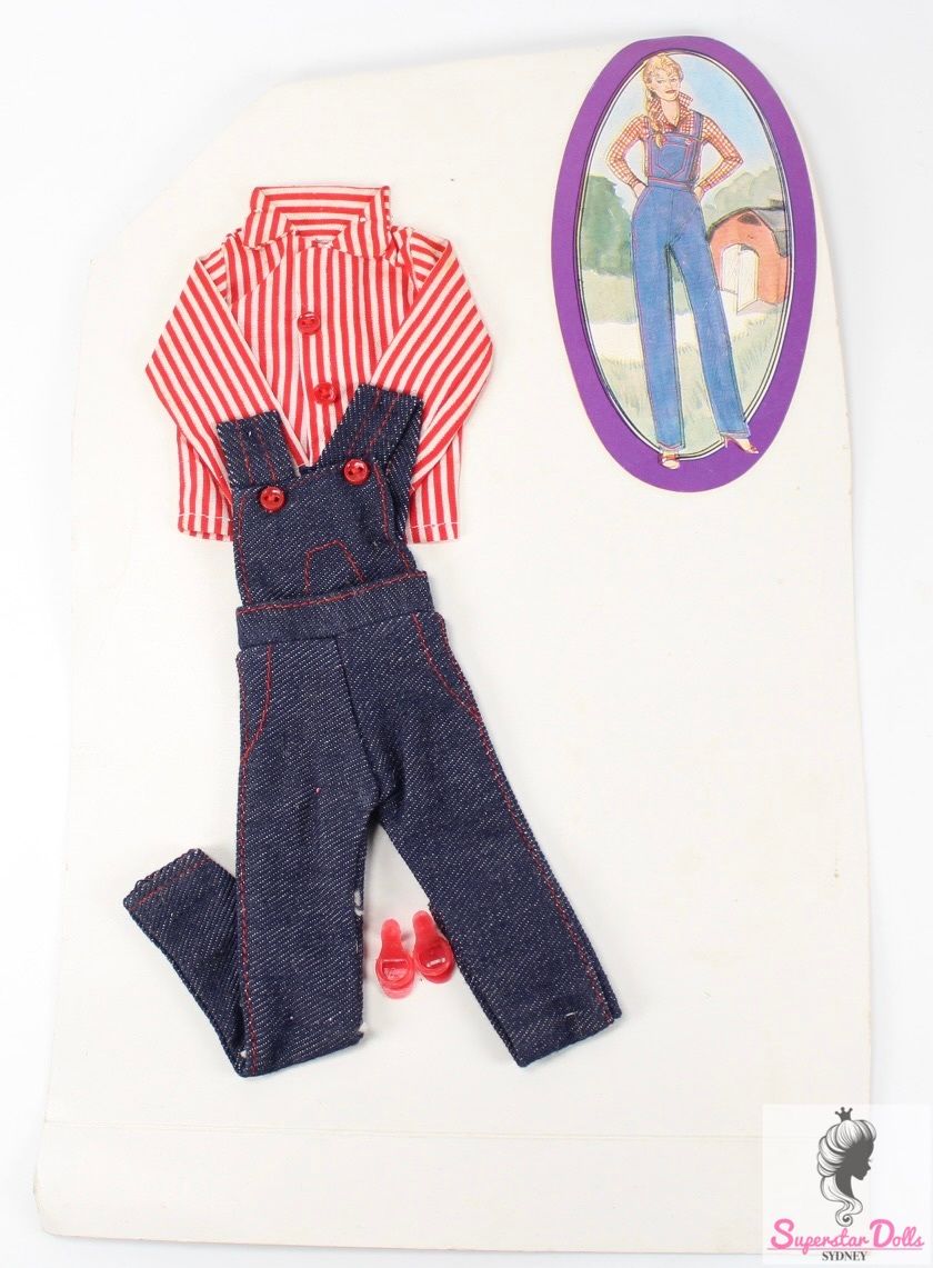 Vintage Barbie Doll Clone Fashion Set