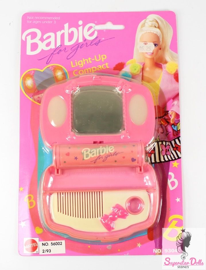 1992 Licensed Barbie Light-Up Compact #9304