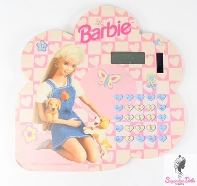 1996 Licensed Barbie Doll Soft Working Calculator
