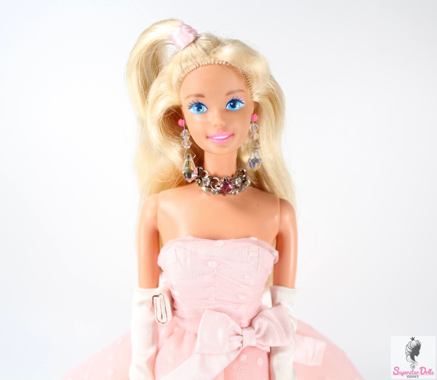 90&#39;s Era Barbie Doll In Integrity Toys &quot;Pink Of Perfection Poppy Parker Designer Fashion