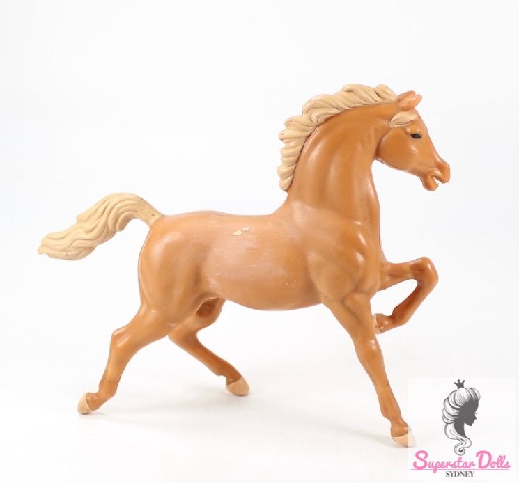 1981 &quot;Blaze&quot; Dazzle Doll 5&quot; Palomino Horse Figure by Mattel