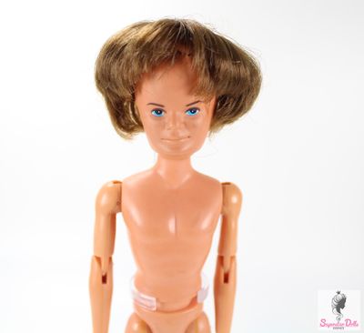 Vintage 1970&#39;s &quot;The Champions: Peter&quot; Anna Moore 10.5&quot; Nude Doll by Pedigree