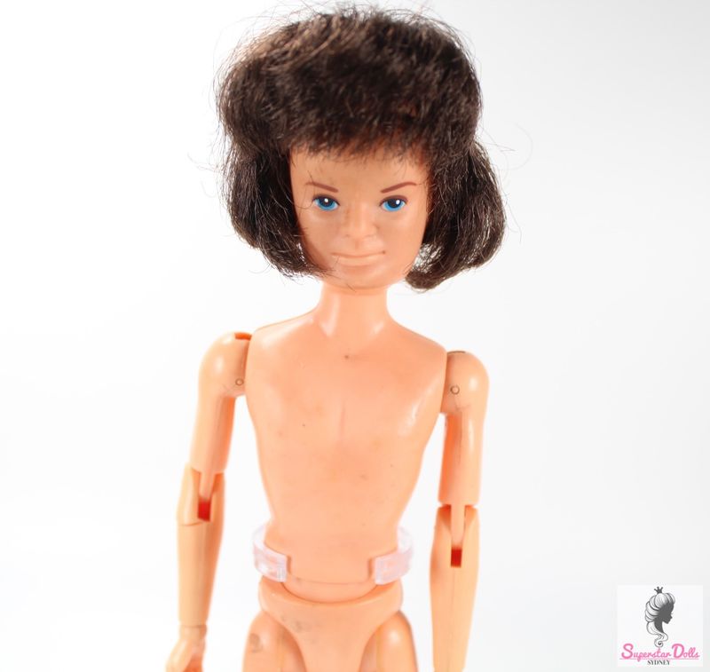 Vintage 1970&#39;s &quot;The Champions: Peter&quot; Anna Moore 10.5&quot; Nude Doll by Pedigree