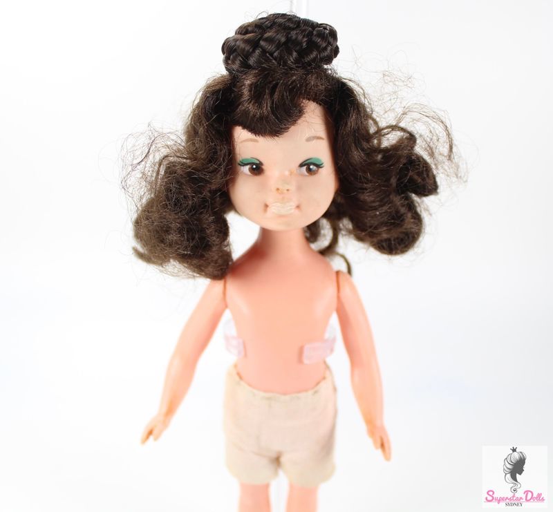 Vintage 1960&#39;s 7.5&quot; Nude Doll by Perfekta