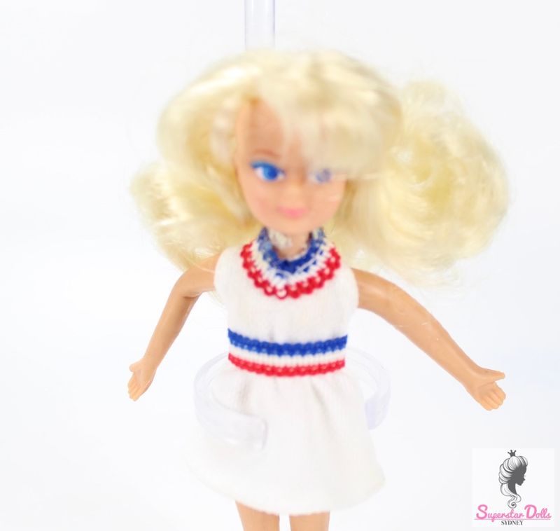 Vintage 1980&#39;s &quot;Sweetie Teenie&quot; 5&quot; Dressed Fashion Doll
