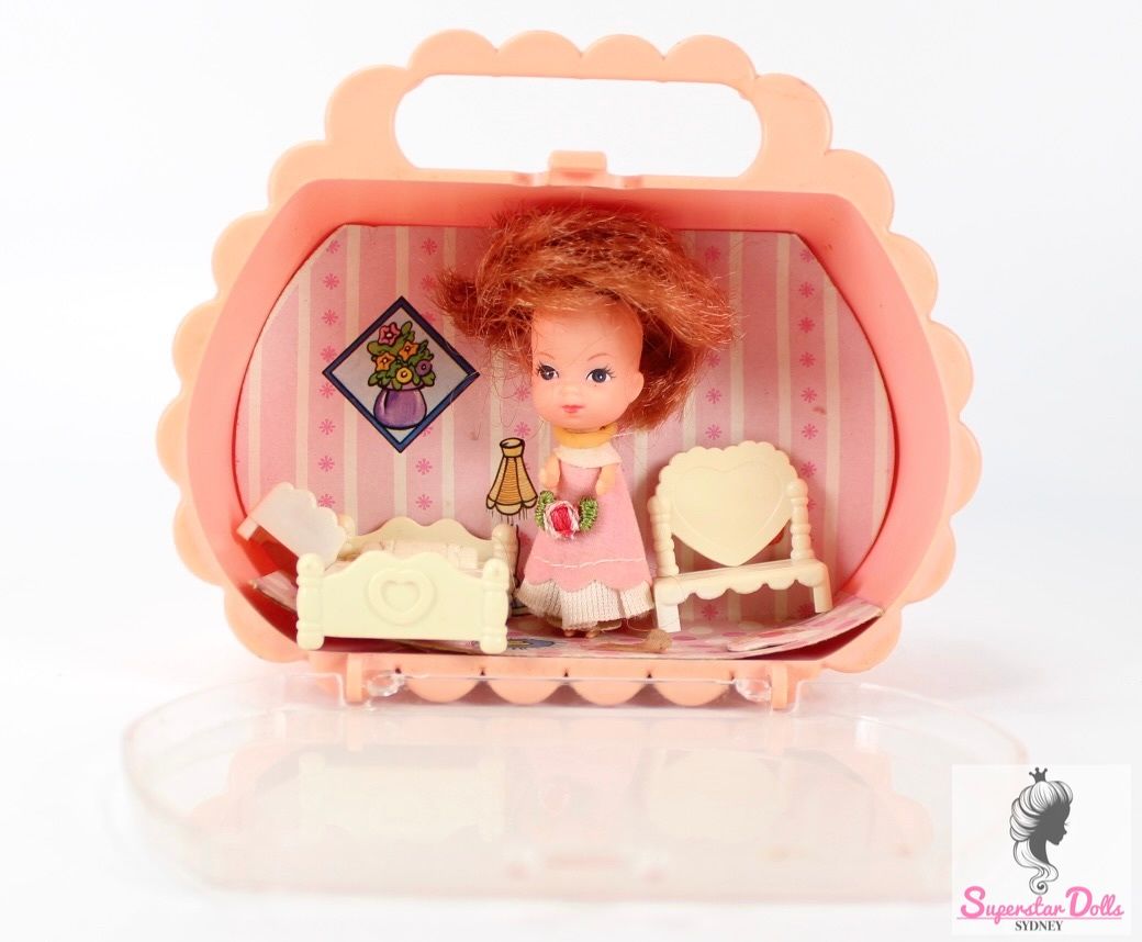 1982 &quot;Little Kiddle&quot; 2.5&quot; Clone Doll &amp; Furniture Set