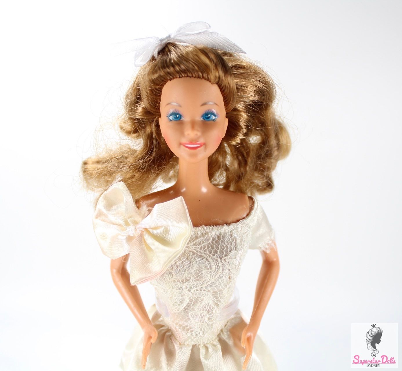 1984 &quot;The Heart Family&quot; Mom Barbie Doll in Clone Bridal Fashion