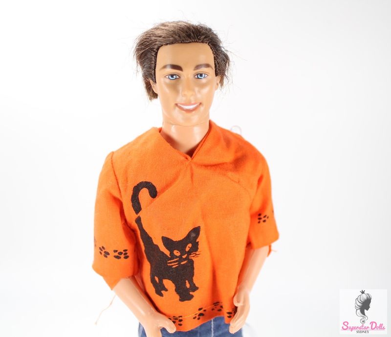 2000&#39;s Era Ken Barbie Doll in Halloween Clone Fashion