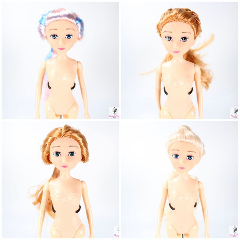 4 X 11.5&quot; Nude Clone Fashion Doll LOT for OOAK Projects