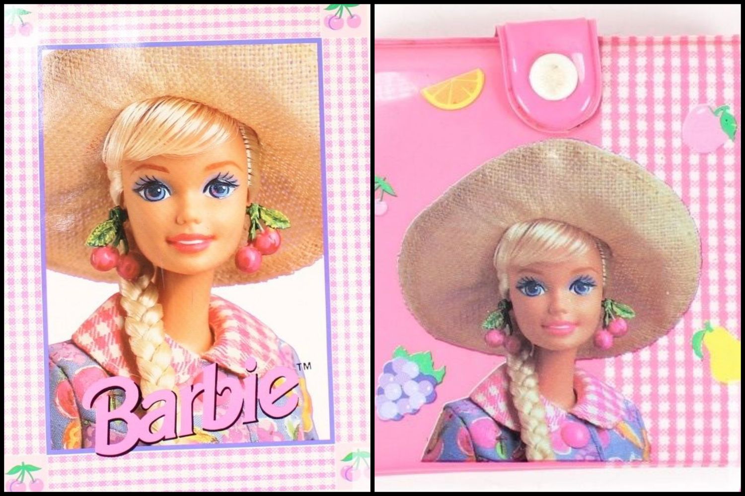 1993 FLOMO Licensed Barbie Stationary Set &amp; Wallet