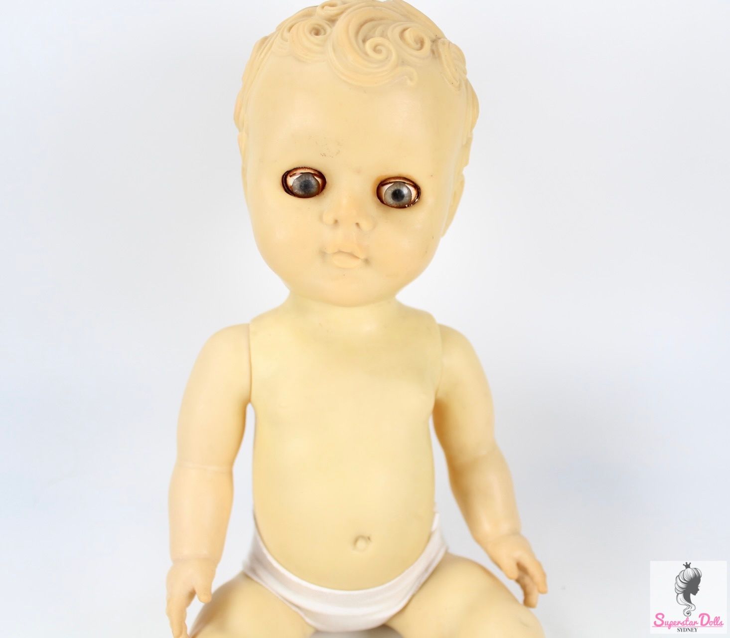 Vintage Mid-Century 13&quot; Vinyl Baby Doll by Pedigree