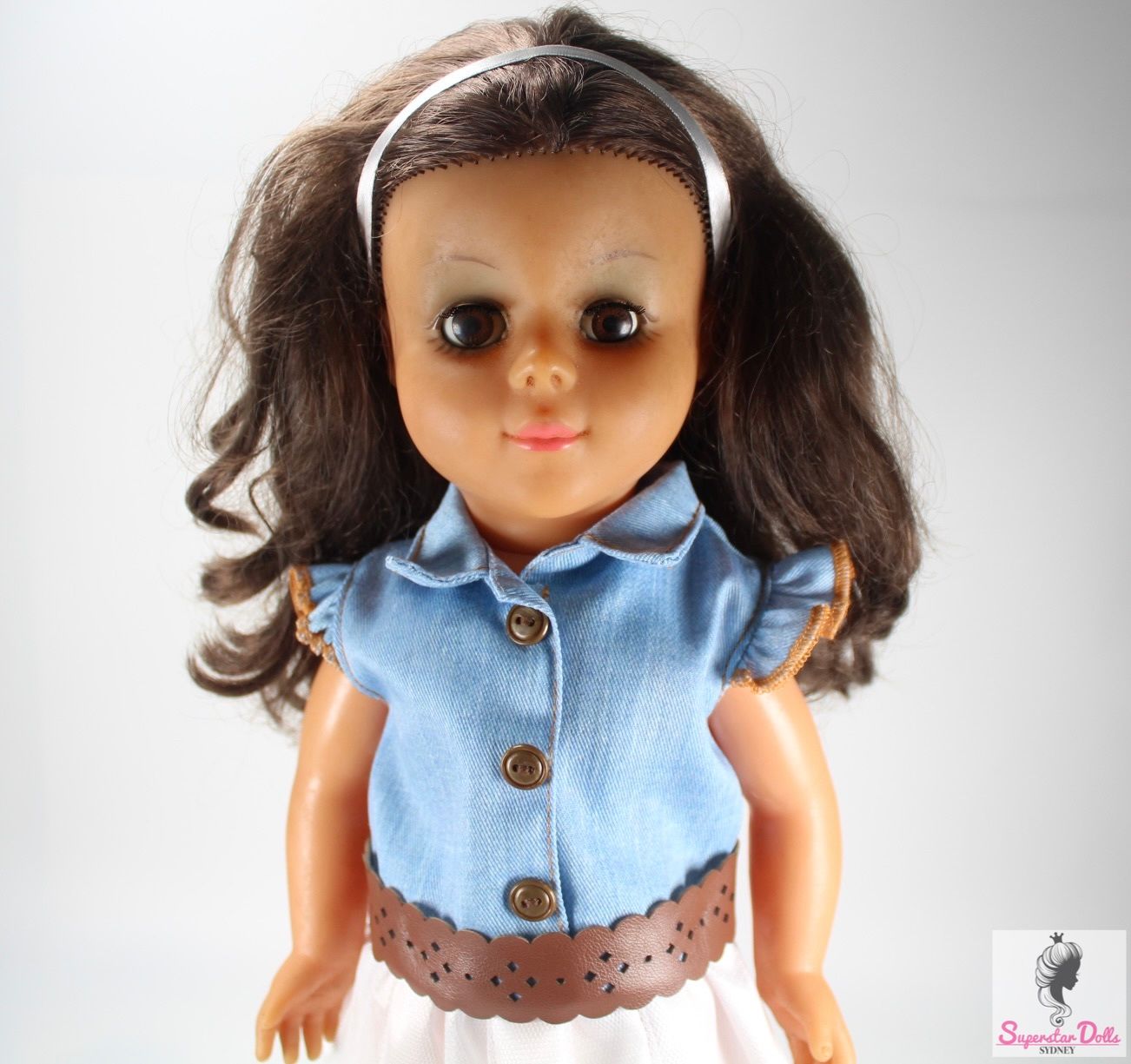 Vintage &quot;18C&quot; 17&quot; English Vinyl Toddler Doll