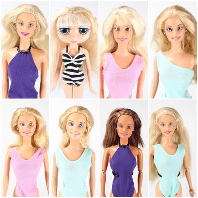 8 X 90&#39;s Late 90&#39;s/2000&#39;s Era Barbie Doll LOT