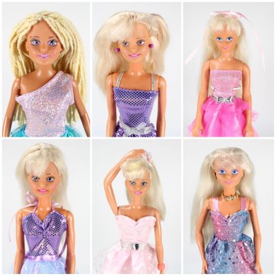 6 X Vintage 80&#39;s/90&#39;s Era Sindy Doll By Hasbro LOT
