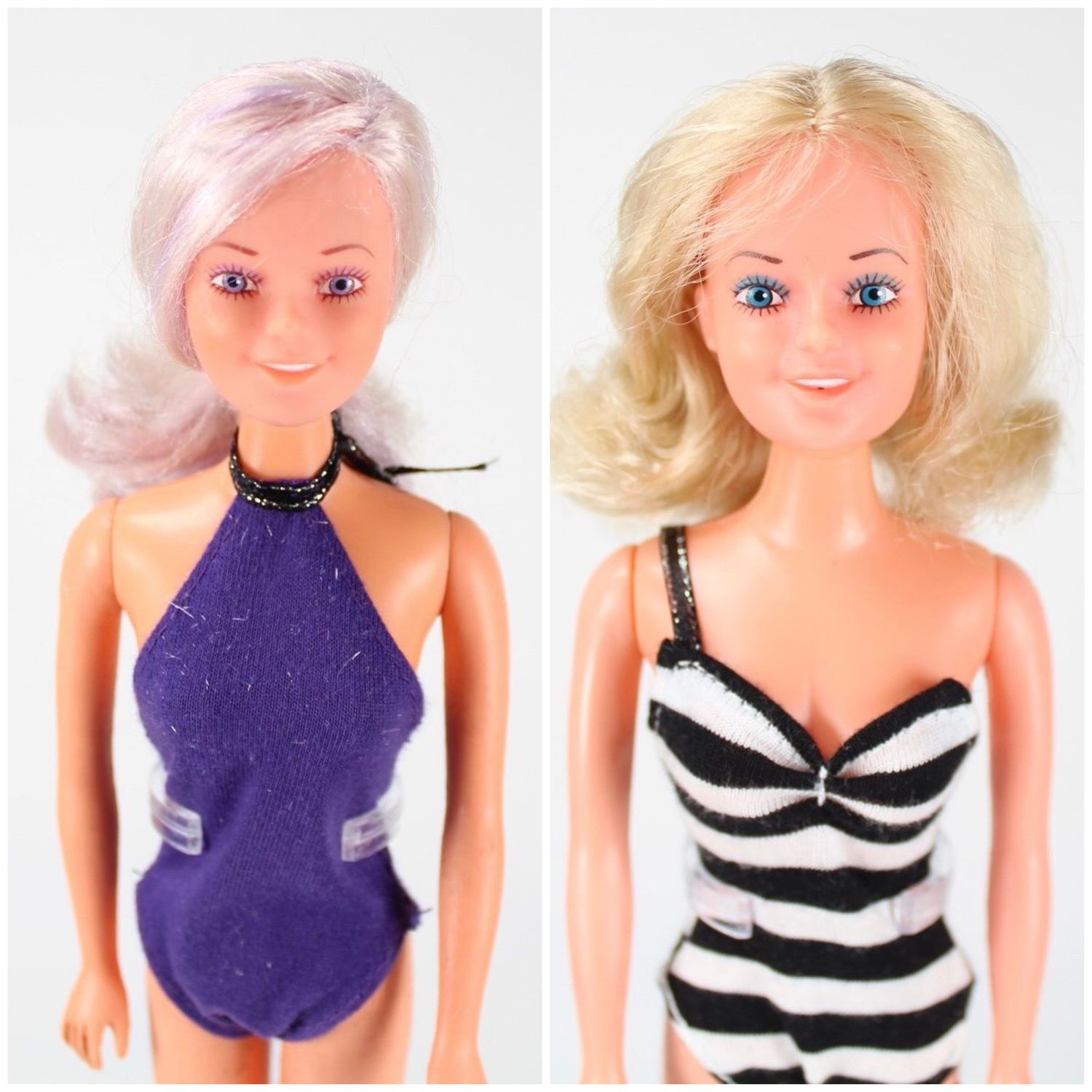 2 X Vintage 70&#39;s/80&#39;s Era Uneeda Princess Hong Kong Clone Doll LOT