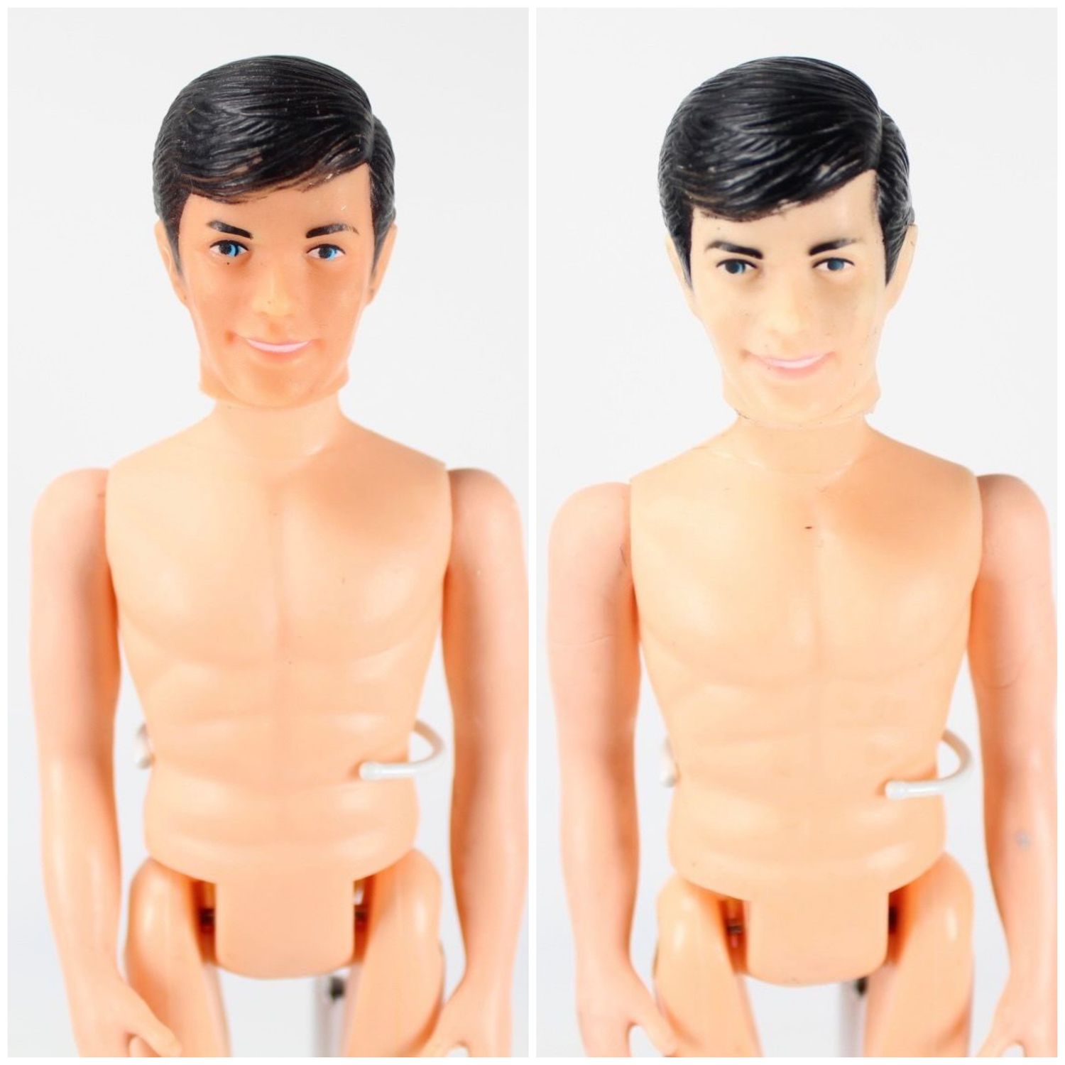 2 X Vintage Ken/G.I Joe 10&quot; Hong Kong Clone Doll with Pin Joints LOT