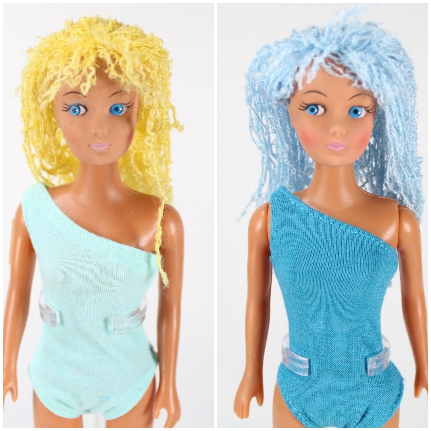 2 X Vintage &quot;Disco Superstar&quot;Barbie Hong Kong Clone Dolls LOT