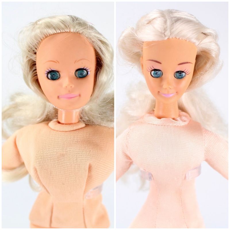 2 X Vintage 90's Era "Bedtime" Barbie Clone Doll LOT