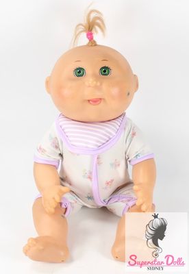 Vintage 1991 &quot;Cabbage Patch Kids: Mattel&#39;s First Edition&quot; 12&quot; Plastic Toddler Doll by Mattel