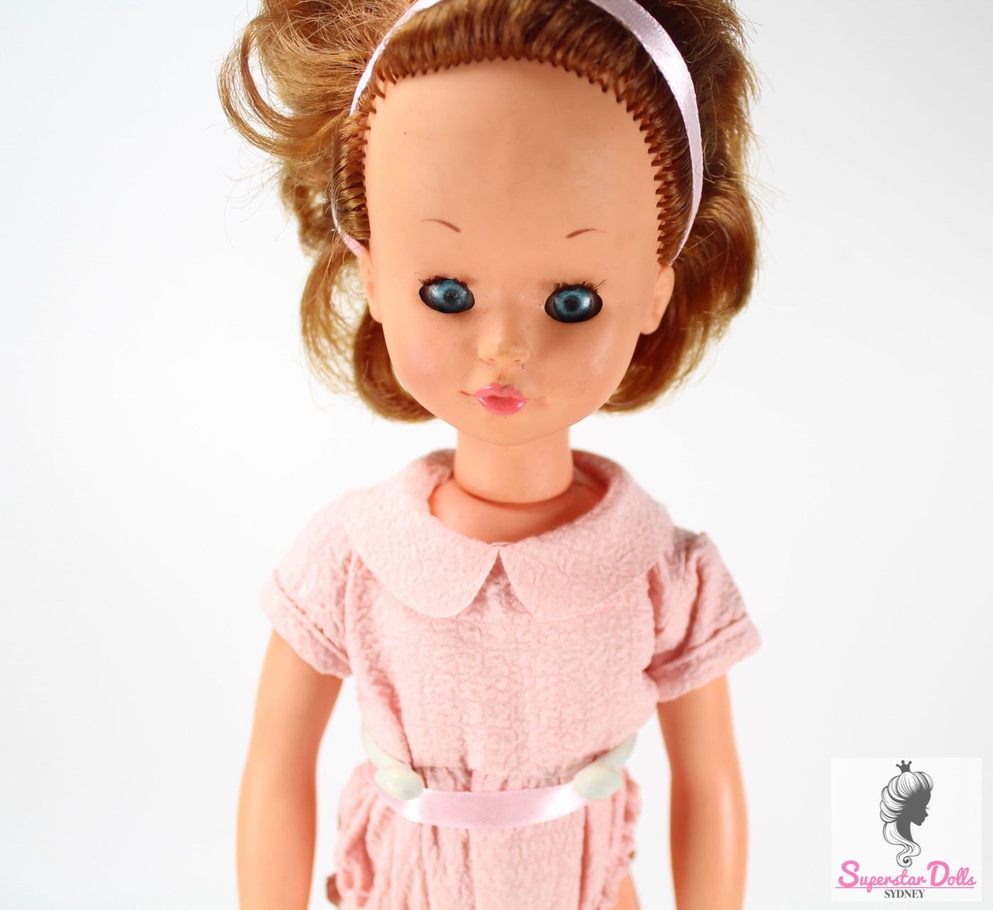 Vintage 1960&#39;s 13.5&quot; Toddler Doll by Migliorati Italy