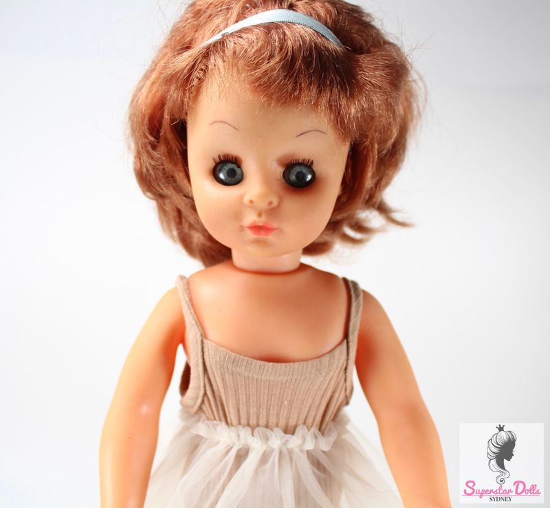 Vintage 1960&#39;s &quot;Singer: Golden Princess&quot; 16&quot; Vinyl Toddler Doll by Sebino Italy