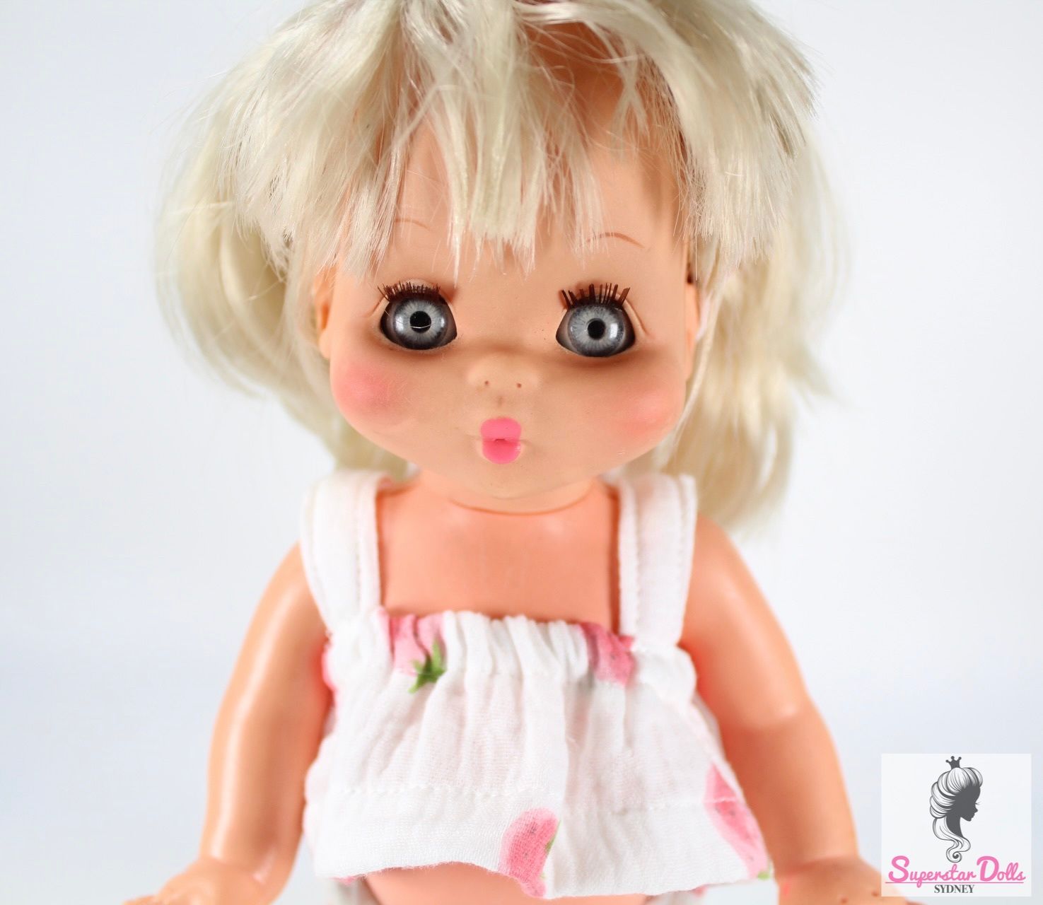 Vintage 1970&#39;s &quot;Anni&quot; 12&quot; Toddler Doll by Ratti Italy