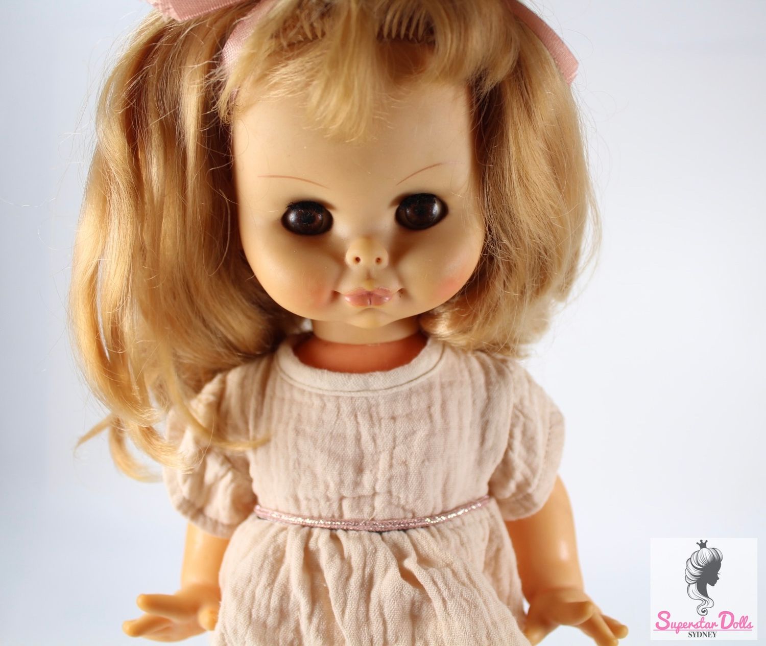 Vintage 1960&#39;s 14&quot; Toddler Doll by Sebino Italy