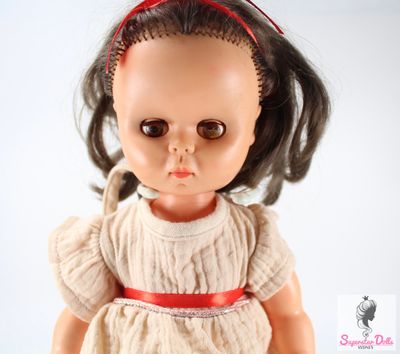 Vintage 1970&#39;s &quot;Alice&quot; 13&quot; Toddler Doll by Palitoy- Brunette