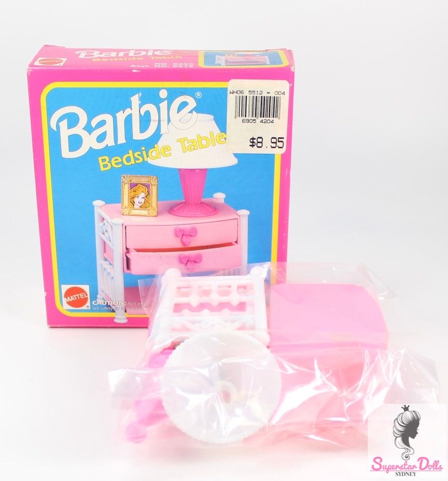 1992 &quot;Bedside Table&quot; Barbie Doll Furniture