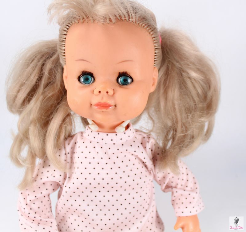 Vintage 1960&#39;s 15&quot; French Soft Body Baby Doll by Bella