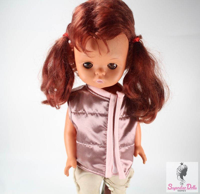 Vintage 1960&#39;s 15&quot; French Vinyl Baby Doll by Bella