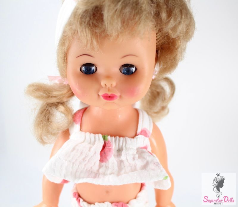 Vintage 1960&#39;s 14&quot; Vinyl Baby Doll by G.A.J