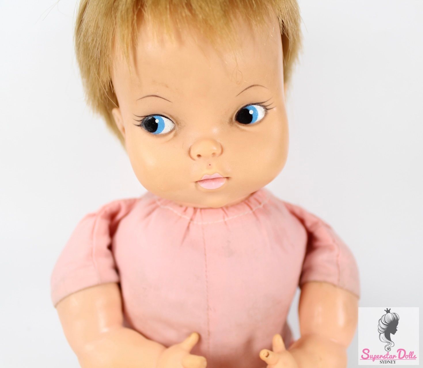Vintage 1960&#39;s &quot;Thumbelina&quot; 14&quot; Baby Doll by Ideal