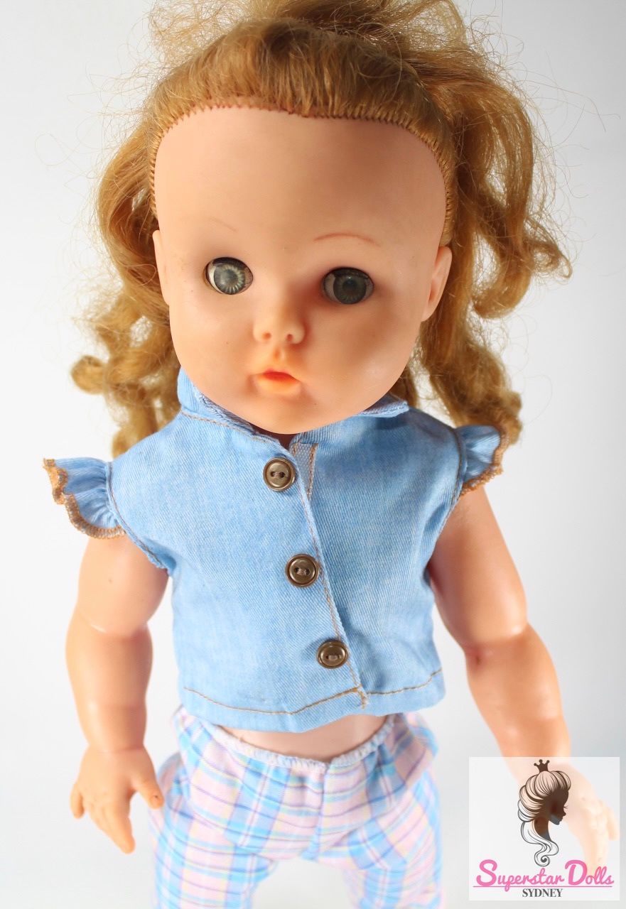 Vintage Mid-Century 20&quot; Toddler Doll by Pedigree