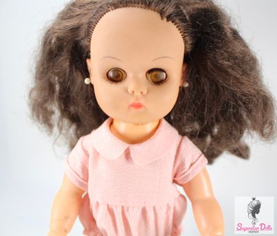 Vintage Mid-Century 13&quot; Vinyl Toddler Doll by Pedigree