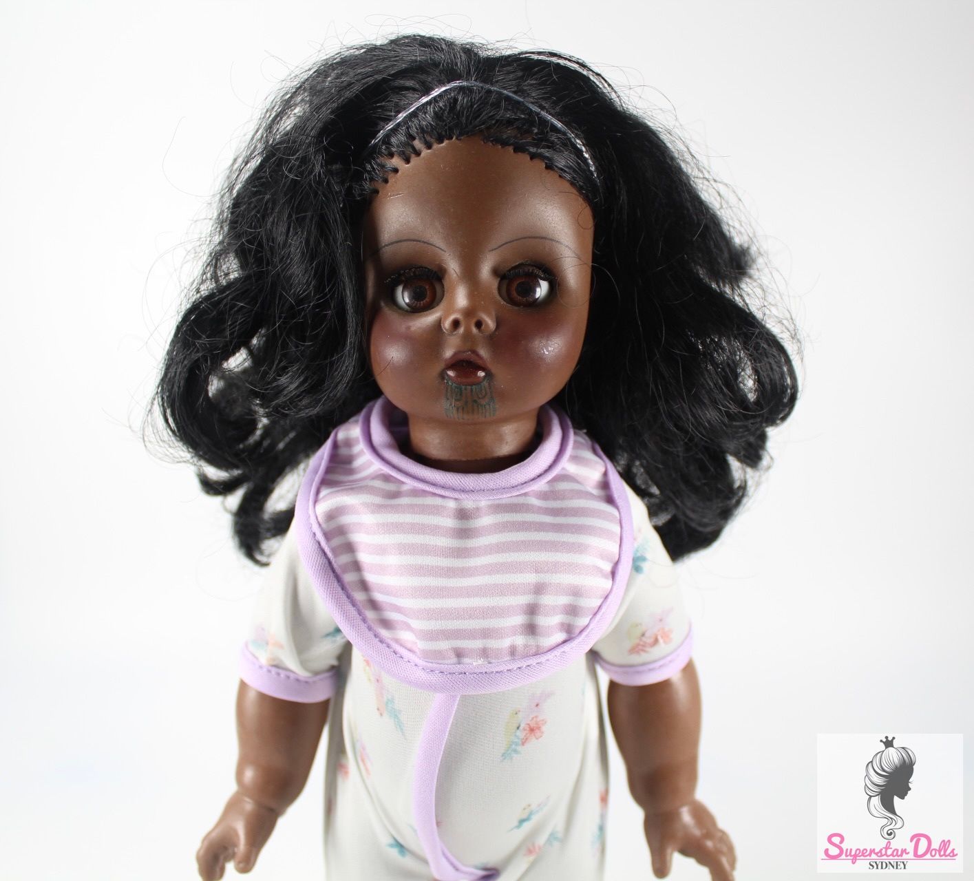 Vintage 1960&#39;s Indigenous 12&quot; Toddler Doll by Furga Italy