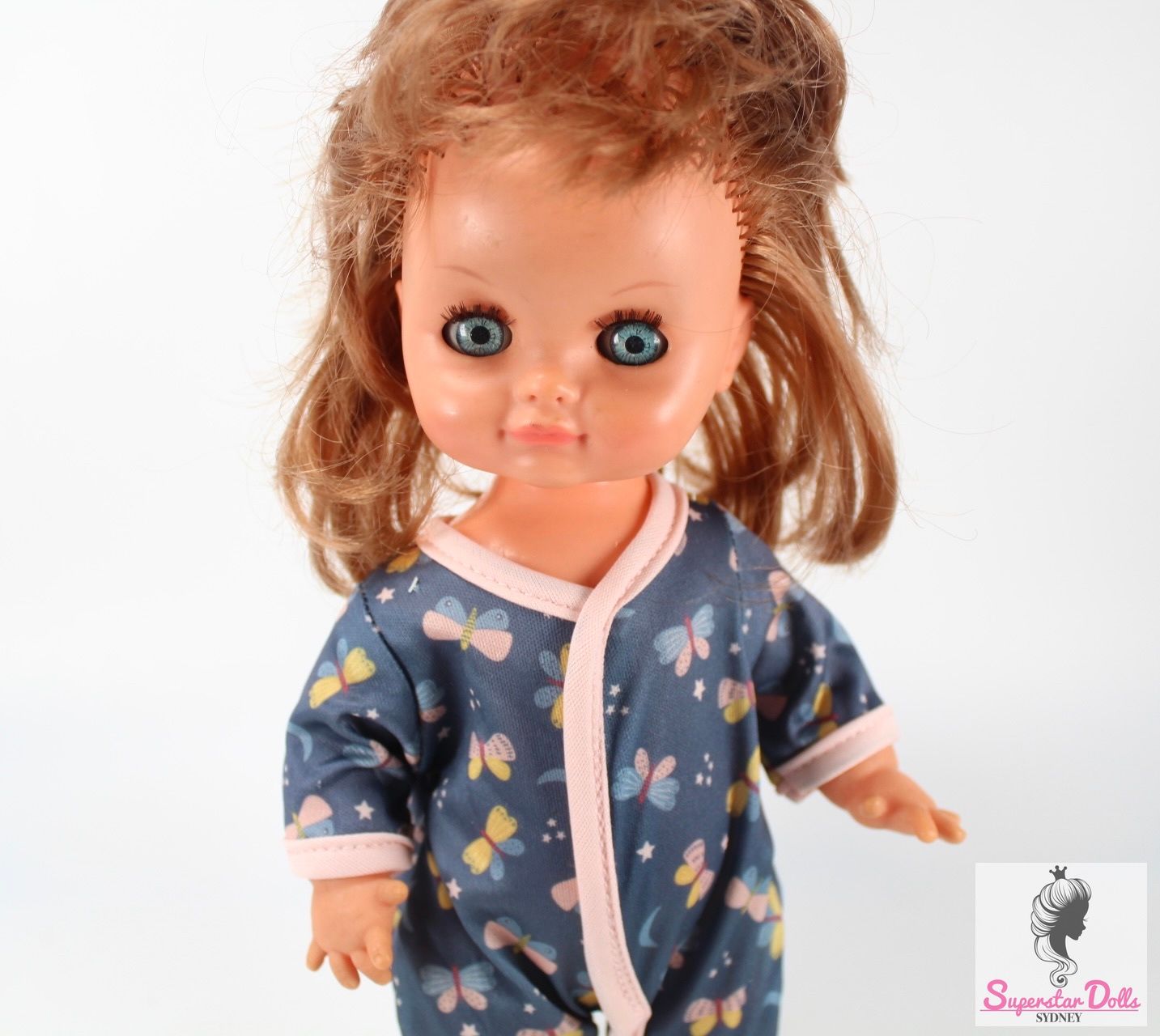 Vintage 1977 10.5&quot; Toddler Doll by Sebino Italy