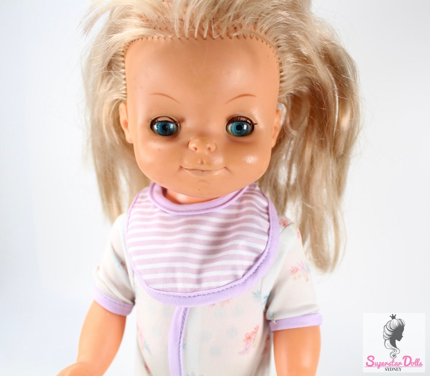 Vintage 1960&#39;s/70&#39;s 12.5&quot; Toddler Doll by Sebino Italy