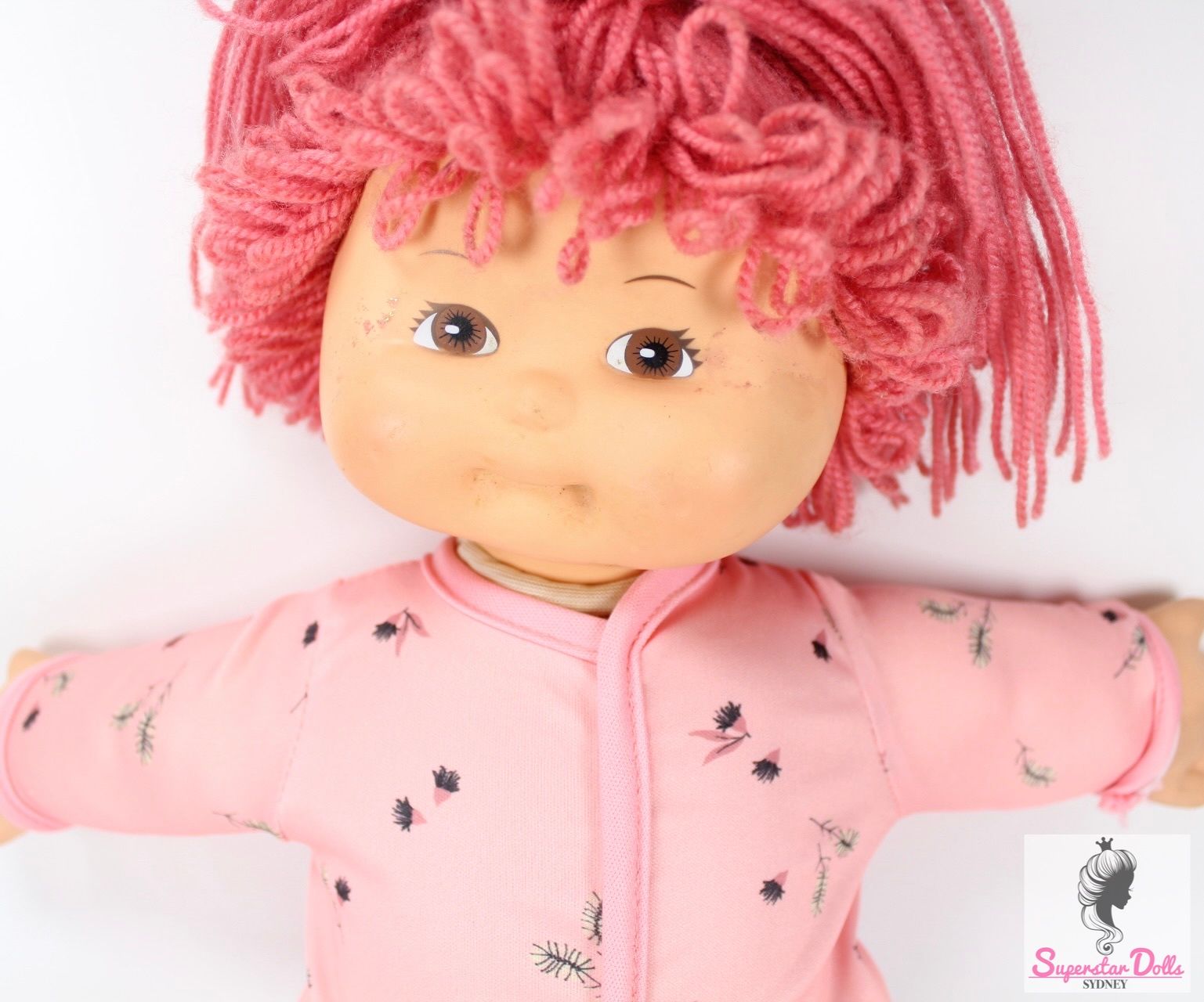 Vintage 1980's "My Dream Baby" 17.5" Clone Doll by Estrela Brazil img
