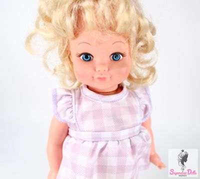 Vintage 1960&#39;s &quot;M Zape&quot; 11&quot; Toddler Doll by Tomy