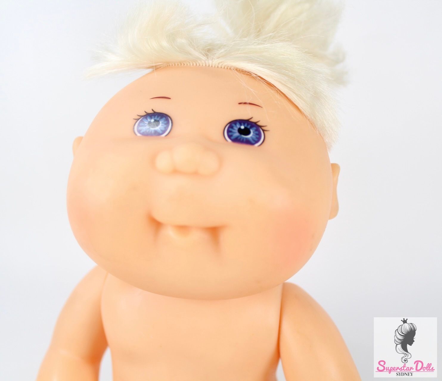 Vintage 1991 "Cabbage Patch Kids: Mattel's First Edition" 12" Plastic Toddler Do img
